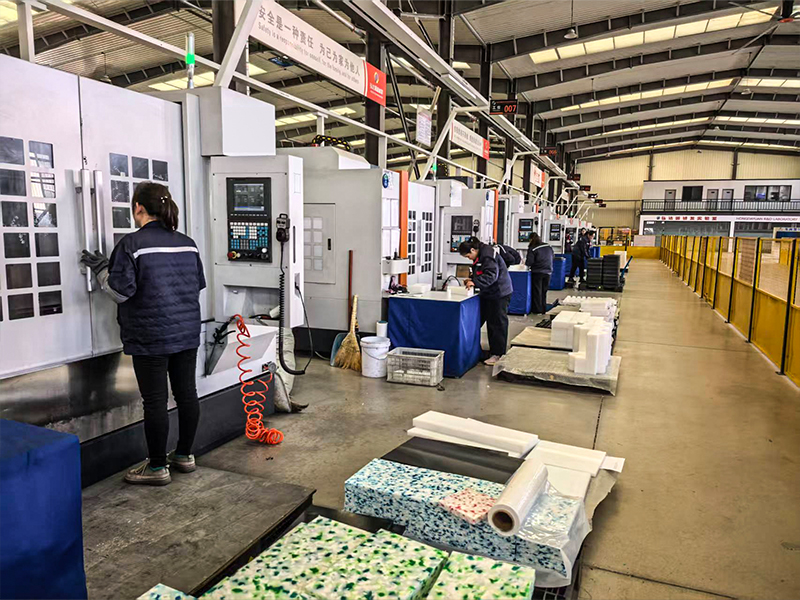 Four axis machining center